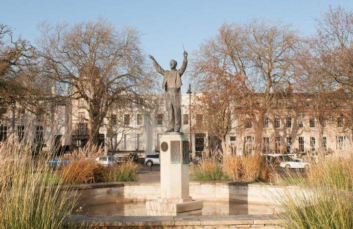 Statue of Cheltenham composer Gustav Holst