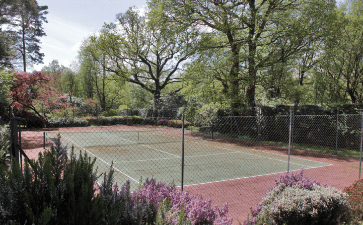 Tennis court, Gale, Ashdown Forest, Sussex