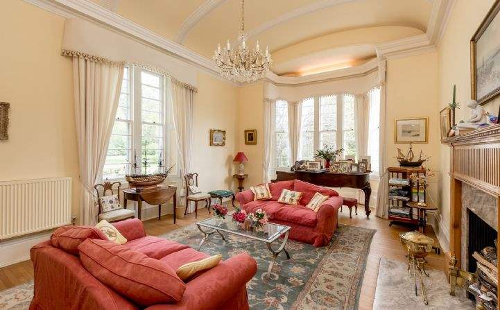 Drawing room, Lymphoy House, Currie, Midlothian