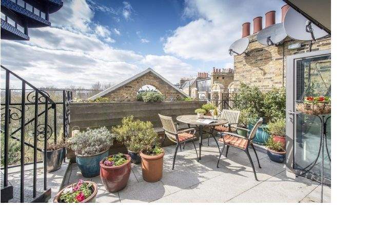 Roof terrace, Airlie Gardens, London W8
