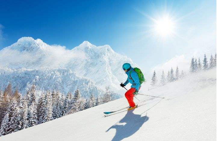 Skiing in Austria 
