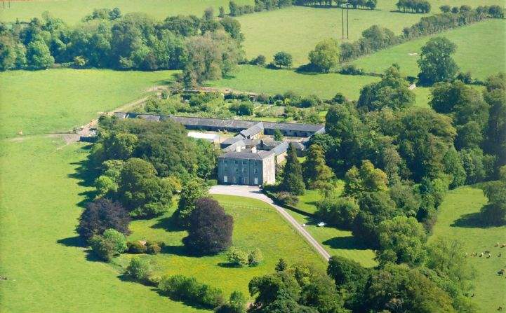 Aerial view, Ballindoolin House, Carbury, Co. Kildare