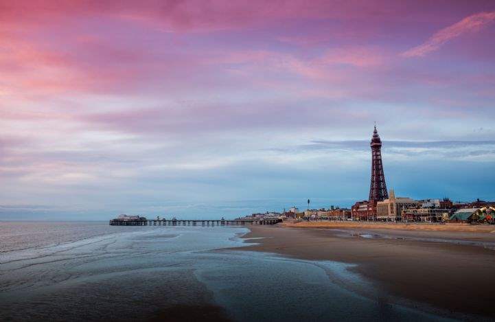 Blackpool beach