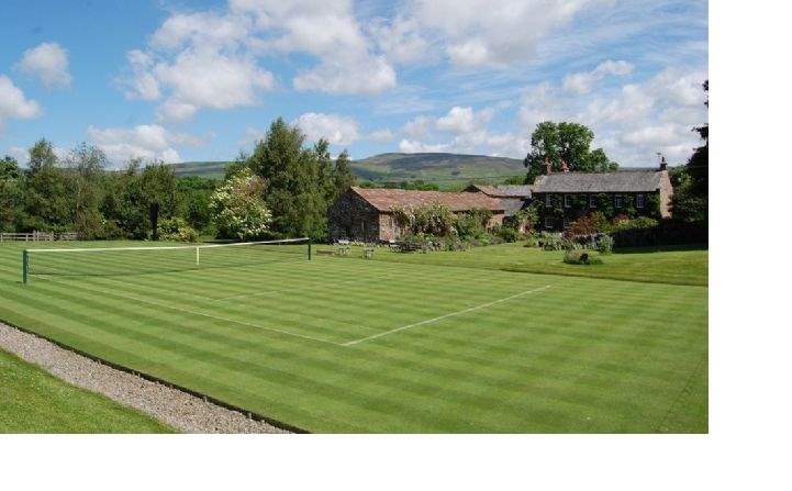 Tennis court, Caber Farm, Croglin, Cumbria