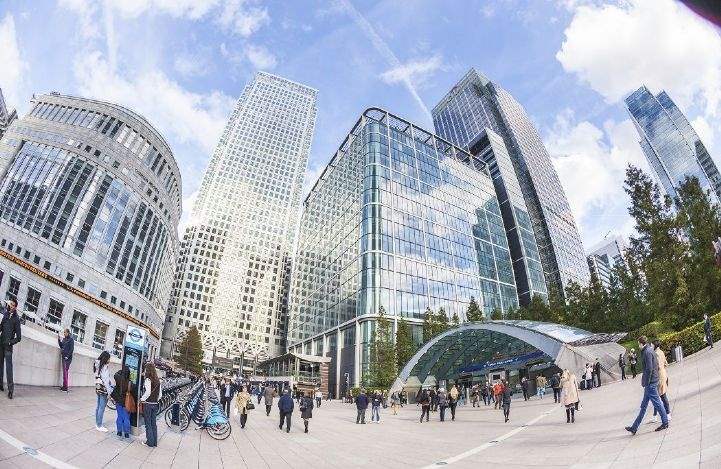 London's Canary Wharf