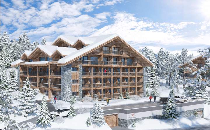 Superbe programme neuf sur la piste de Bellecôte. A vendre par Savills Courchevel.