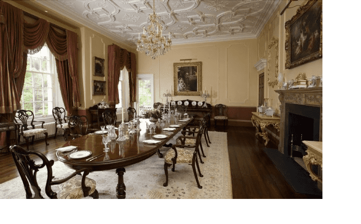 Dining room, Eilean Aigas, Inverness-shire