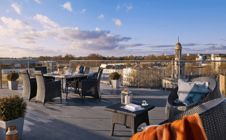 Terrace, Bolsover Street, Fitzrovia, London