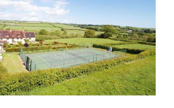 Tennis court, Higher Holway Farm, Dorchester, Dorset