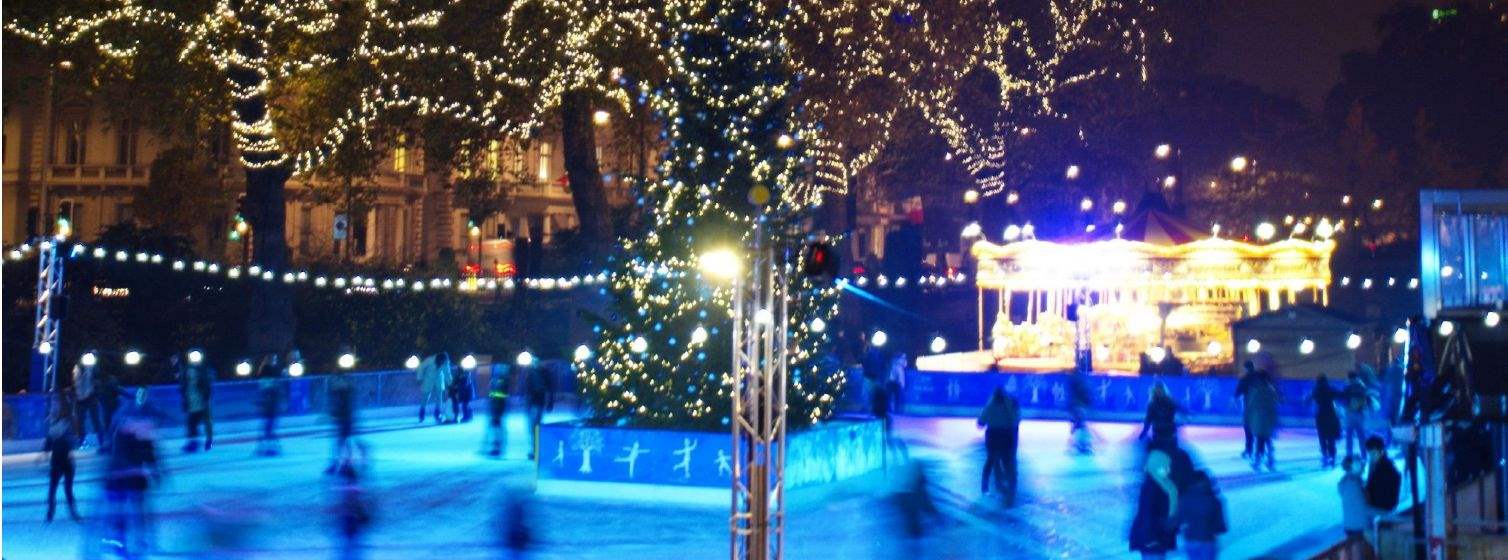 Natural History Museum ice rink, London