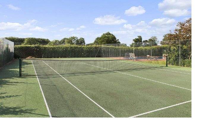 Tennis court, Little Chantersluer, Horley, Surrey
