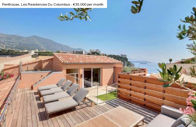 Penthouse, Les Residences Du Columbus - €35,000 per month 
