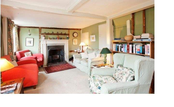 Sitting room, Springwater Cottage, Shotesham All Saints, Norwich, Norfolk 