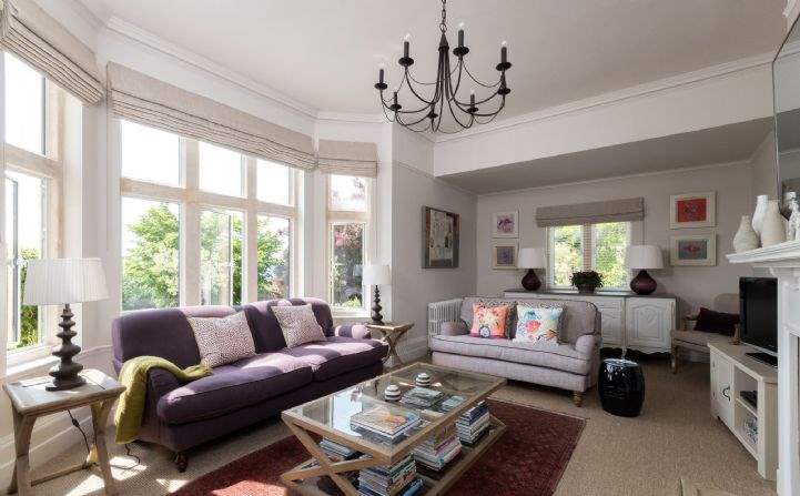 Drawing room, Tenby Lodge, Sion Hill, Bath 