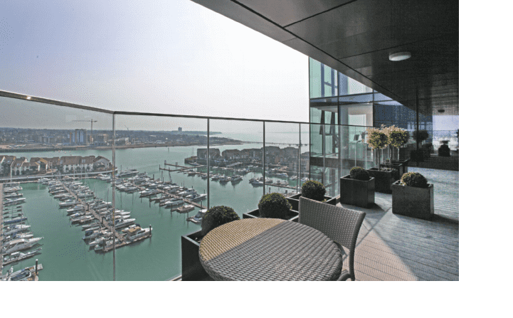 Balcony, Moresby Tower, Admirals Quay, Southampton