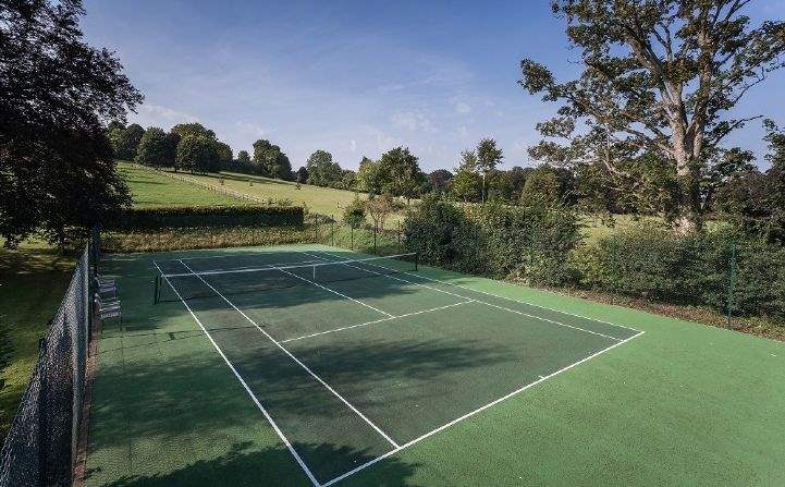 Tennis court, The Old Rectory, Alresford, Hampshire