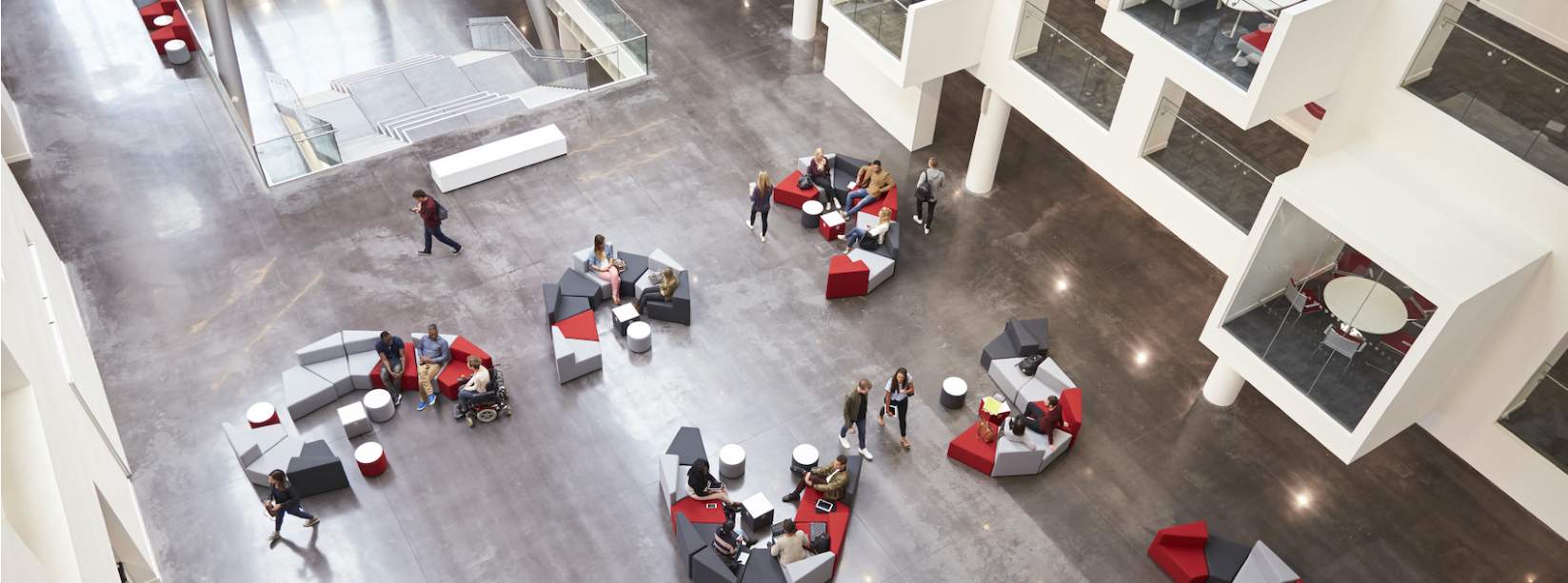 University building atrium