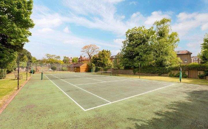 Part-owned tennis club, West Hill Road, Putney, London